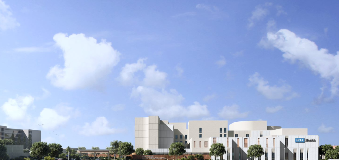 Design revealed for UCLA's neuropsychiatric hospital in Mid